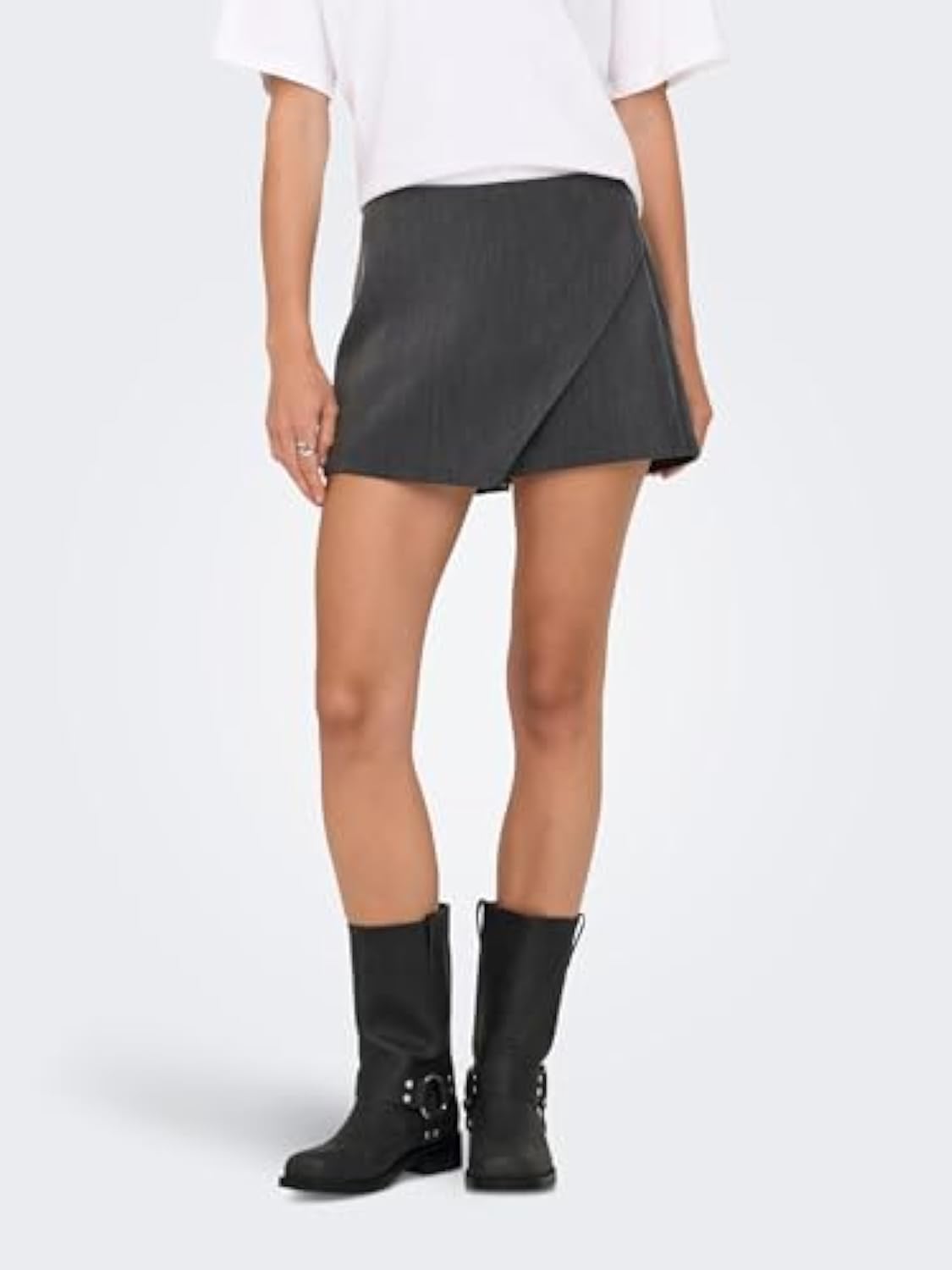 Women's Onlmist-Yasmine Mw Wrap Skorts TLR Noos Mini Skirt