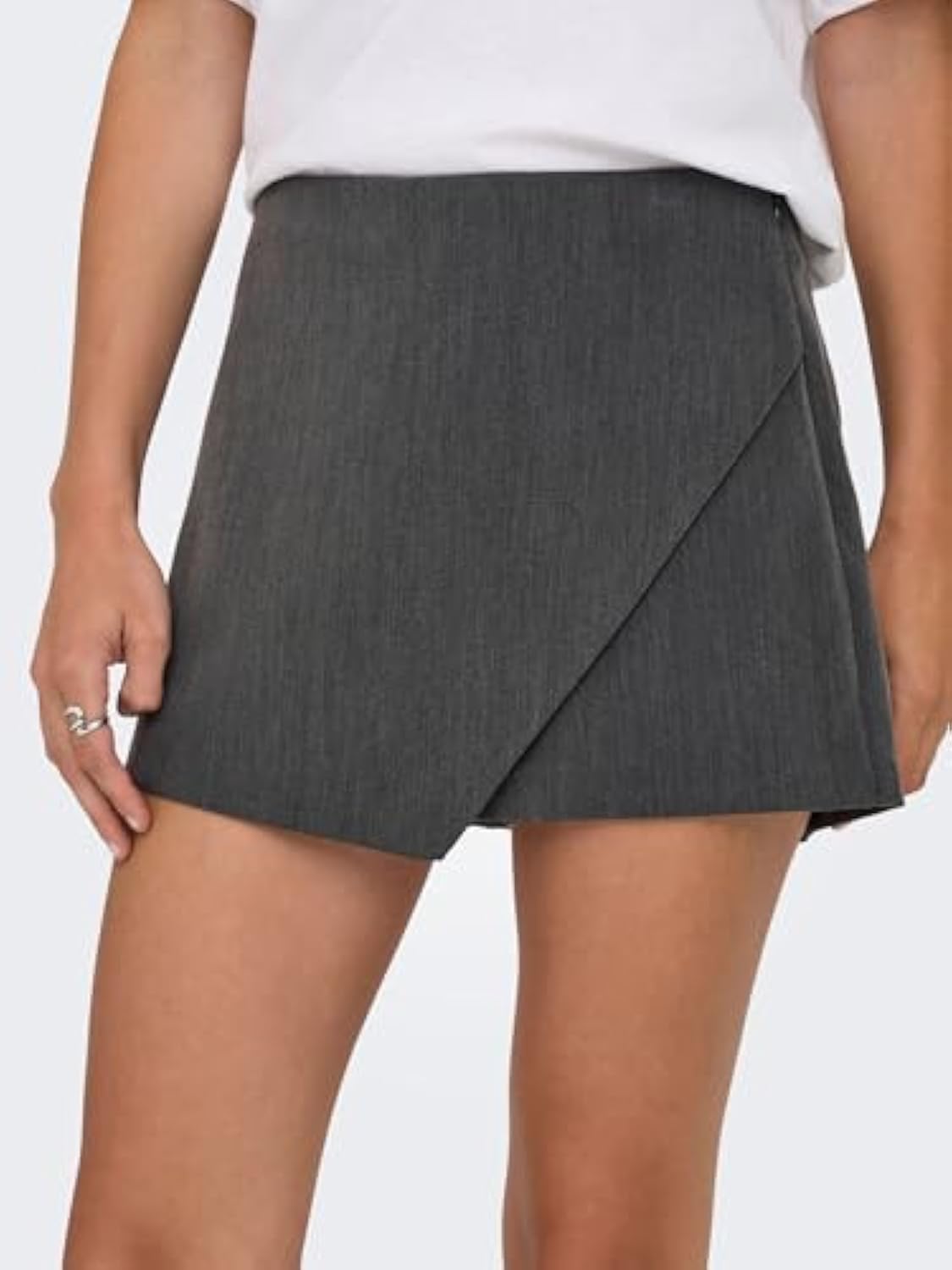 Women's Onlmist-Yasmine Mw Wrap Skorts TLR Noos Mini Skirt
